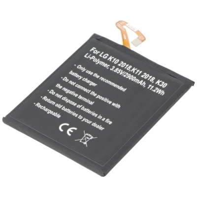 Afbeelding van Accu geschikt voor LG K10 2018, K11 K30, Li Polymer, 3.85V, 2900mAh, 11.2Wh, ingebouwd, zonder gereedschap