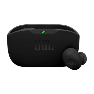Image de JBL Wave Buds 2, Écouteurs sans fil Bluetooth, 40 h d&#039;autonomie, son Pure Bass, technologie Smart Ambient, résistance à l&#039;eau et la poussière IP54, connexion multipoint, noir