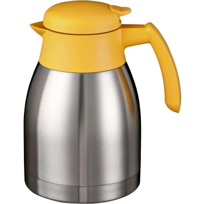 Afbeelding van Thermoskan Bravilor dubbelwandig 1.5 liter RVS geel