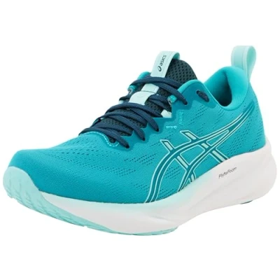 Afbeelding van Asics Gelpulse 16 Hardloopschoenen voor op de weg, Heren, Maat: 47, Illuminate mint/wave teal Textiel/ synthetisch
