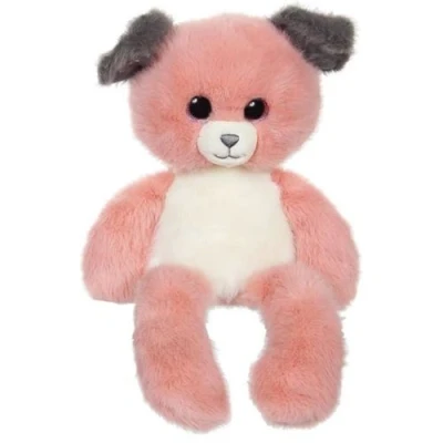 Image de Peluche Chien Leggies Gipsy Toys Rose Et Gris,48 Cm