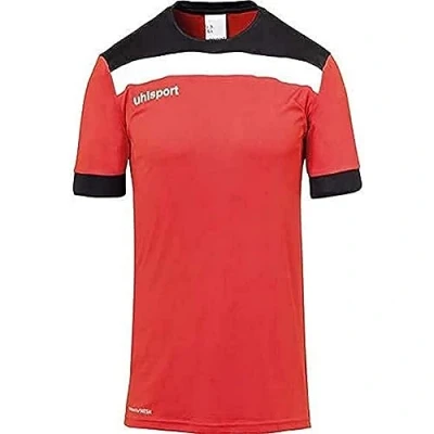 Afbeelding van Uhlsport Offense 23 Shirt Korte Mouw Kinderen Rood / Zwart Wit Maat: 116