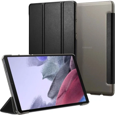 Afbeelding van Spigen Galaxy Tab A7 Lite hoes Elegante tablethoes Book &amp; Flip case Zwart