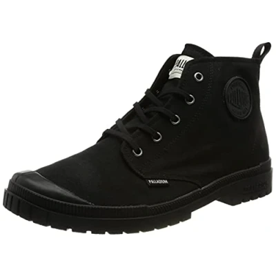 Afbeelding van Palladium SLIM FIT Unisex Sneakers hoog, Maat: 38, Black Textiel