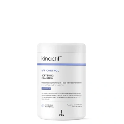 Afbeelding van Kin Cosmetics Kinactif No. 7 Softening 2 in 1 Masker 900ml Voor Dik en Weerbarstig Haar