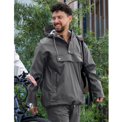 Afbeelding van Mirage Regenjas Rainfall Closed Jacket maat M gemaakt van polyester soft touch earl grey