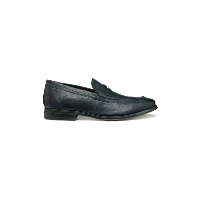 Afbeelding van Geox Instappers, Heren, Maat: 43.5, Navy Leer