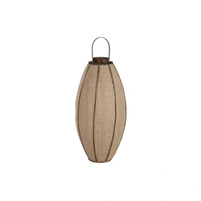 Afbeelding van Kaarshouder Home ESPRIT Natuurlijk Jute Bamboe 40 x 80 cm