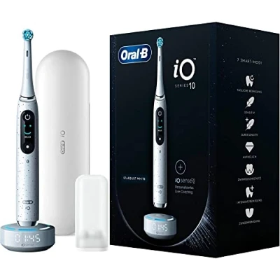 Afbeelding van Oral B iO Series 10 Volwassene Roterende oscillerende tandenborstel Wit