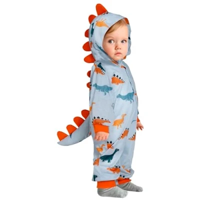 Afbeelding van FIESTAS GUIRCA Dinosaurus pyjama voor baby&#039;s, carnavalskostuum jongens, 18 24 maanden