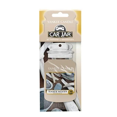 Afbeelding van Yankee Candle Car Jar autoparfum, hout aan zee, 1 stuk