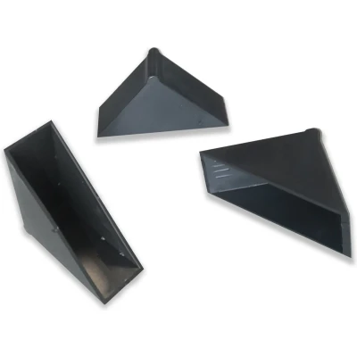 Afbeelding van Kortpack Kunststof Hoekbeschermers 20 Mm Zwart (2500 Stuks)