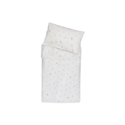 Afbeelding van Jollein Dekbedovertrek met sloop 100x140cm Dekbed Ledikant, Baby Lovely Birds
