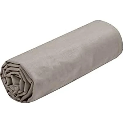 Afbeelding van Lovely CASA Hoeslaken, 90 x 190 cm, grote spanhoogte 30 100% katoen, Oeko Tex gecertificeerd, kleur linnen, model Eden, beddengoed voor thuis, zacht en comfortabel een knus bed