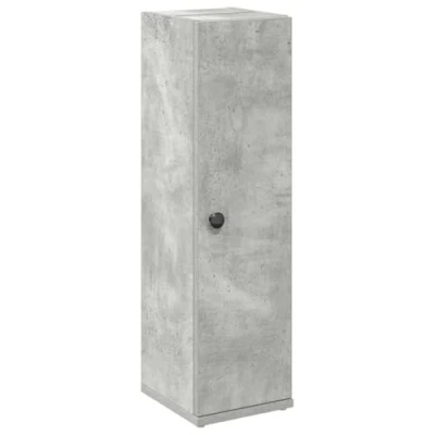 Afbeelding van Badkamerkast met rolhouder 20,5x22x72 cm betongrijs