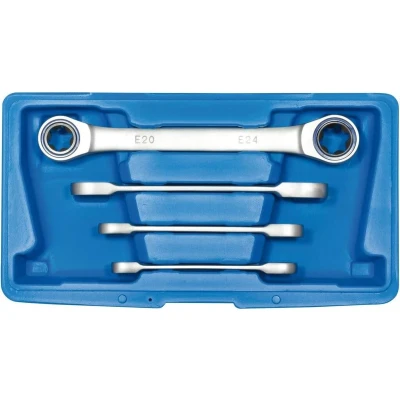 Afbeelding van SW Stahl 03415L Set dubbele ringratelsleutels