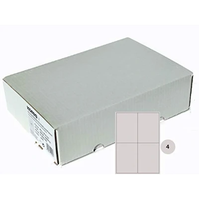 Afbeelding van Kores, Labels, Universele etiketten, 105 x 148,5 mm, wit, 500 vel zonder rand