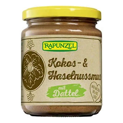 Afbeelding van Rapunzel Kokosnoot/hazelnoot met datum 0,25 kg
