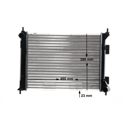 Afbeelding van MAHLE ORIGINAL CR 2108 000S Radiateur 480 398 23 Koelribben mechanisch gelast KIA: Venga