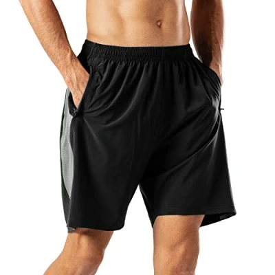 Afbeelding van HMIYA Hardloopshorts voor heren, Zwart/Grijs