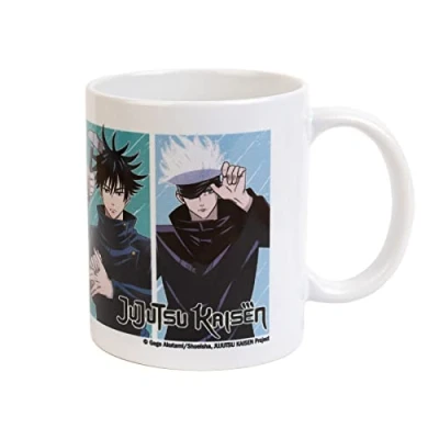 Afbeelding van Grupo Erik Black Jujutsu Kaisen, Anime mok 350 ml officieel gelicentieerde keramische koffie en theemok, cadeau idee geek, verjaardag of Kerstmis