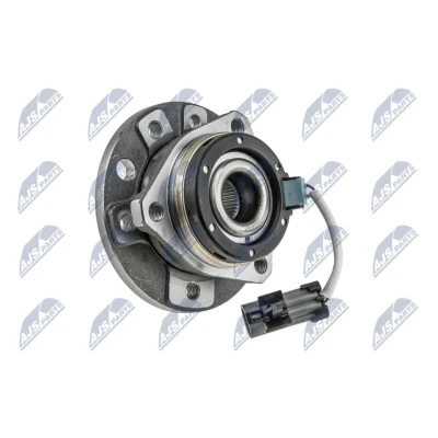 Afbeelding van NTY KLP PL 007 Wiellagerset Vooras, Vooras links, rechts Met wielnaaf, wielbevestigingsbout, ingebouwde ABS sensor OPEL: Zafira A