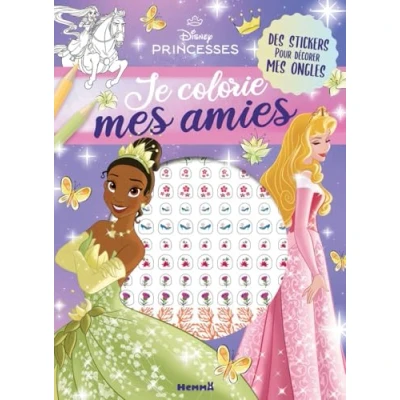 Afbeelding van JE COLORIE MES AMIES AVEC STICKERS ONGLES