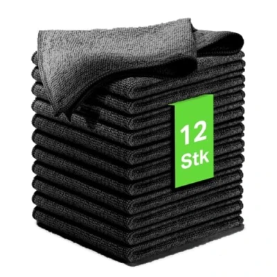 Afbeelding van Kemes 12 stuks microvezel reinigingsdoeken voor droog en nat gebruik keukendoek (12)