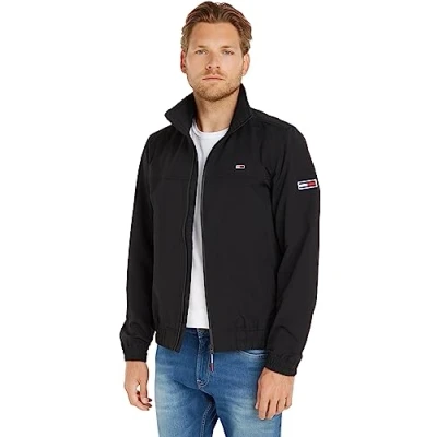 Afbeelding van Tommy Jeans Essential Casual Jas, Heren, Maat: 46, Black