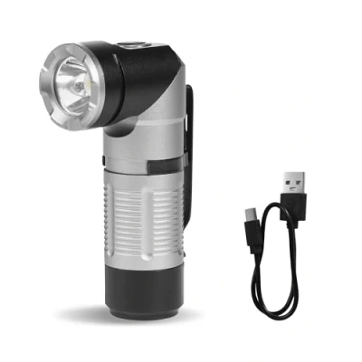 Afbeelding van Naturehike Oplaadbare led zaklamp, 90 graden draaibare kop, meerdere verlichtingsmodi en lange bedrijfsuren, ideaal voor kamperen, vissen, wandelen in de open lucht
