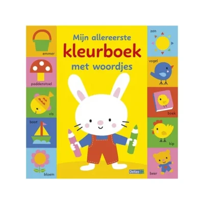 Afbeelding van Mijn allereerste kleurboek met woordjes