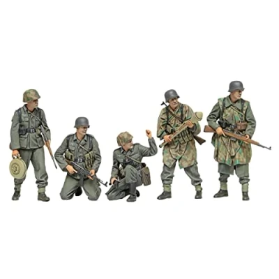 Afbeelding van 1:35 Tamiya 35382 German Infantry Set Late WWII Figuren Plastic Modelbouwpakket