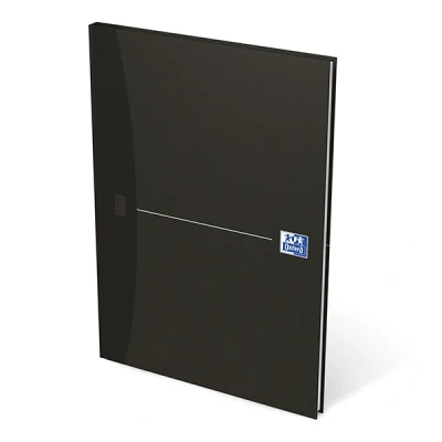 Image de Oxford Smart Black carnet broché A4 96 feuilles vierge