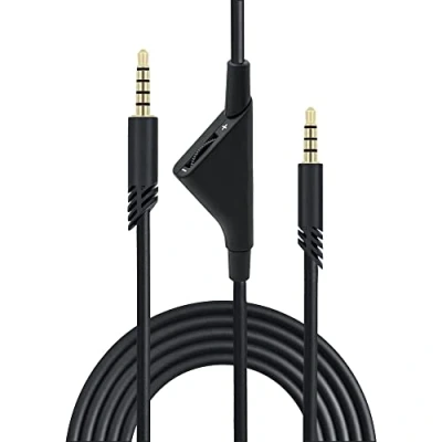 Afbeelding van Mcbazel Astro A40 hoofdtelefoonkabel, vervanging voor extra audiokabel met volumeregeling A10/A30/A40 PS5/PS4/Xbox One/Xbox Series S/X/PC/smartphone via een 3,5 mm jack