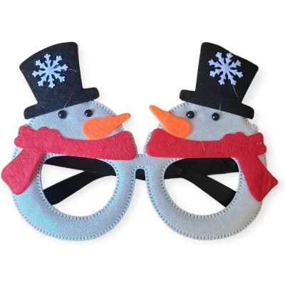 Afbeelding van Kerstbril met sneeuwpoppen