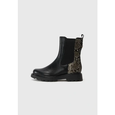 Afbeelding van Tamaris Bottines Chelsea pour femme 1 25411 45 Noir serpent Taille 38 EU, Black Snake., EU