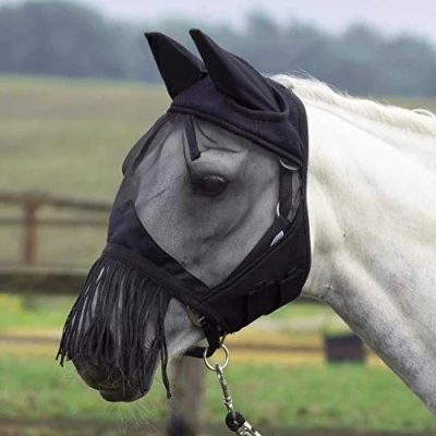 Afbeelding van Vliegenmasker FLY COVER FRANSEN ZWART