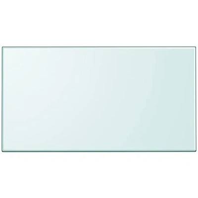 Image de vidaXL Dessus de table rectangulaire en verre trempé 1200 x 650 mm