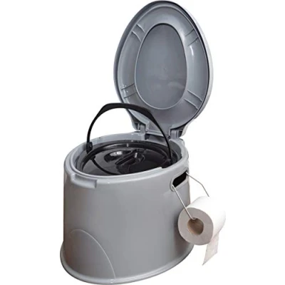 Afbeelding van Aidapt draagbare toilet grijs