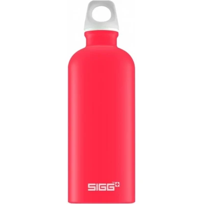 Afbeelding van SIGG Lucid Scarlet Touch Drinkfles, 0,6 liter, lekvrije drinkfles zonder schadelijke stoffen, vederlichte van aluminium
