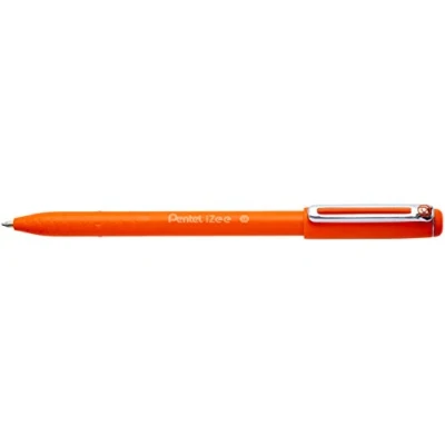 Afbeelding van Pentel BX460 F Izee balpen met metalen kap, 0,5 mm, oranje, 12 stuks
