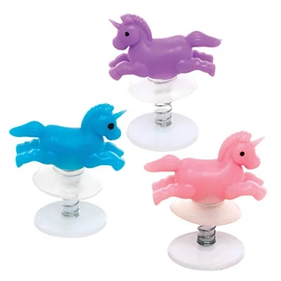 Afbeelding van Baker Ross AT761 springspeelgoed eenhoorn mini speelgoed voor kinderen (6 stuks)