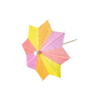 Afbeelding van Set van 15 Fackelmann Eco Friendly mini cocktailparasols
