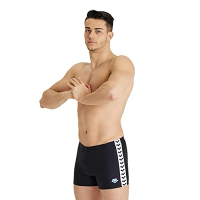 Afbeelding van Arena Icons Solid Zwemshorts, Heren, Maat: 7, Schwarz