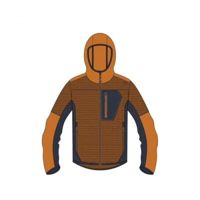 Afbeelding van CMP Giacca Da Uomo In Pile Knit Tech Con Cappuccio Fisso Herenjas