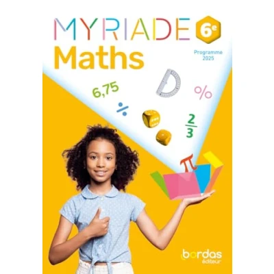 Afbeelding van MYRIADE MATHS 6E MANUEL ELEVE