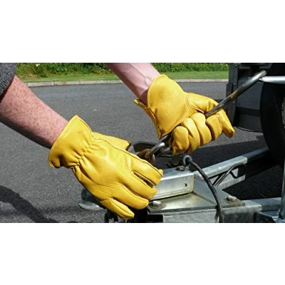 Afbeelding van Portwest Klassieke Driver Handschoen Bruin L
