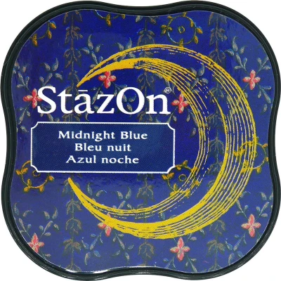 Afbeelding van Stazon inktkussen Midi Midnight Blue SZ MID 62