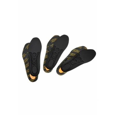 Afbeelding van Schoenzolen voor mannen en vrouwen Poliyou Active Pro 3 stuks dikke zolen werkschoenen laarzen comfortabele inlegzolen Worker Walker 39EUR 46EUR, zwart.
