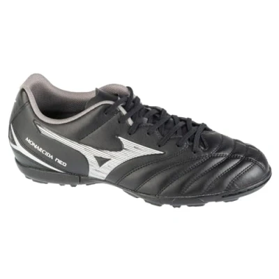 Afbeelding van Mizuno Monarcida NEO III Select AS Voetbalschoenen voor kunstgras, Heren, Maat: 46, Black/silver Kunststof